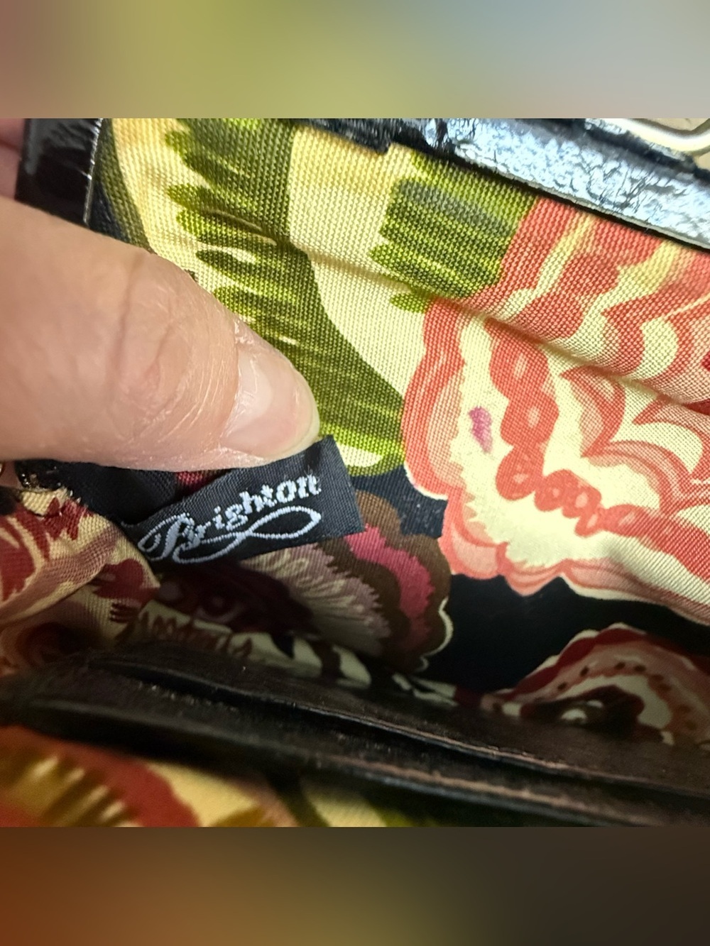 Brighton Rosalie Kisslock floral purse - Picture 9 of 9
